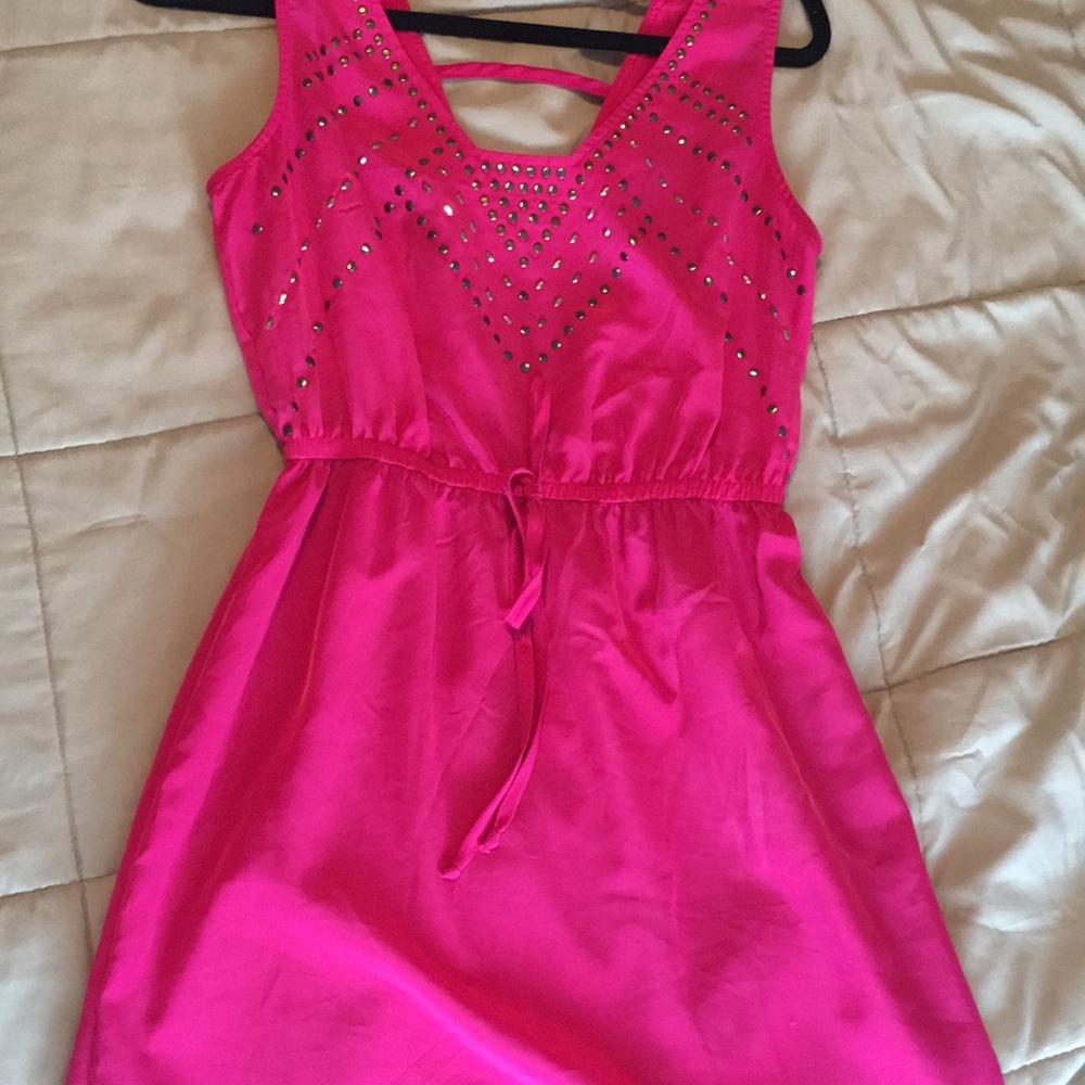 Pink summer dress